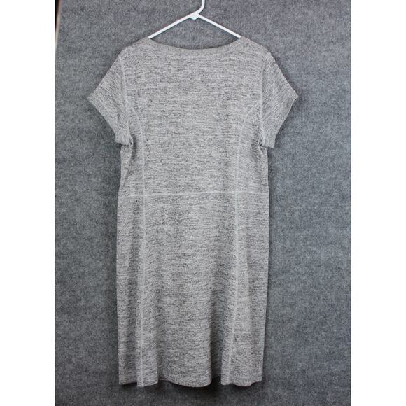 T by Talbots Women's XL Dress Gray Midi Causal Weekend Wear - Picture 6 of 9